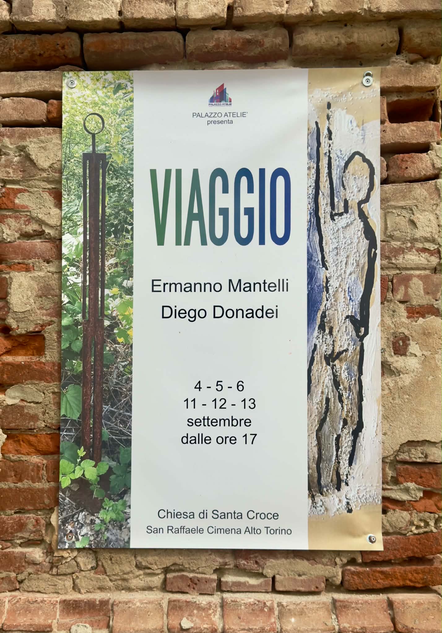 Locandina VIAGGIO, Ermanno Mantelli e Diego Donadei, Chiesa di Santa Croce, settembre 2026